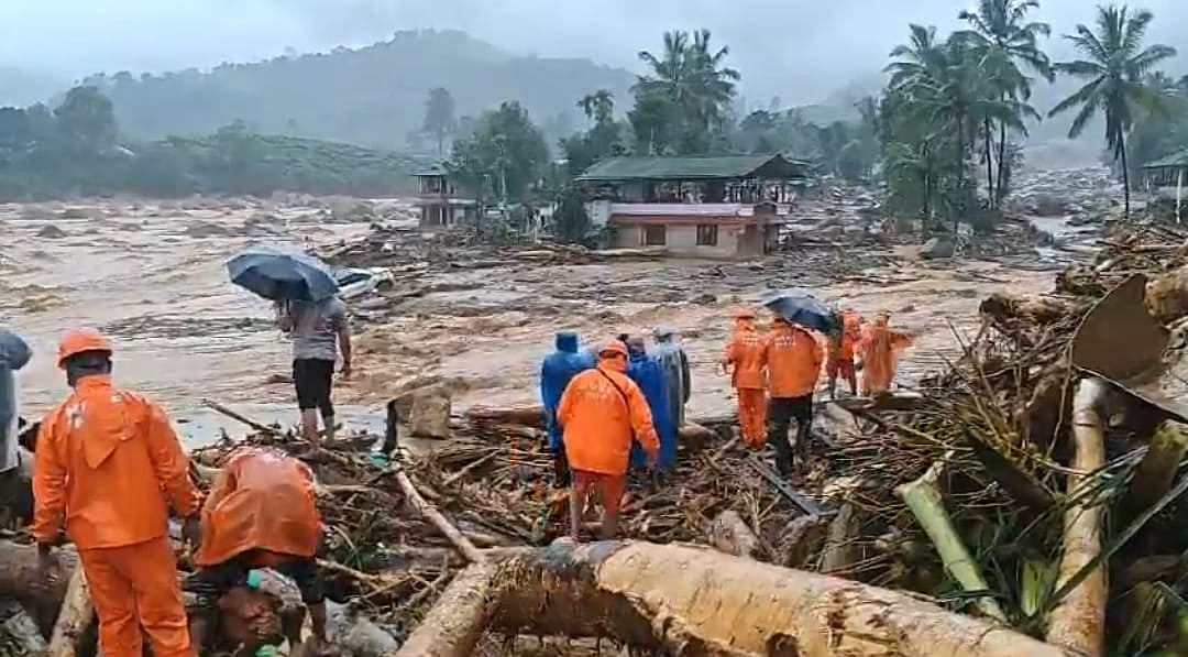 Wayanad devastated by three landslides, many dead, hundreds trapped